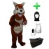 Kostüm Streifenhörnchen 1 + Haube + Kissen + Tasche (Werbefigur)