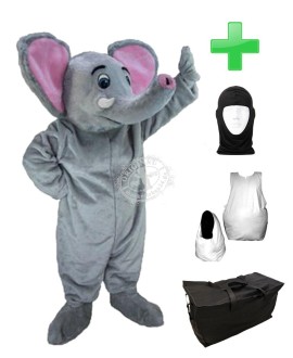 Kostüm Elefant 6 + Haube + Kissen + Tasche (Professionell)