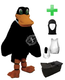 Kostüm Ente 1 + Haube + Kissen + Tasche (Werbefigur)