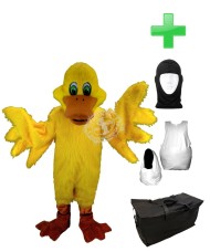 Kostüm Enten 8 + Haube + Kissen + Tasche (Professionell)