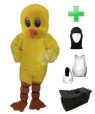 Kostüm Enten 9 + Haube + Kissen + Tasche (Professionell)