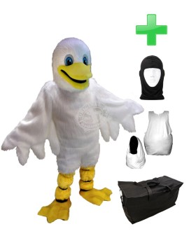 Kostüm Enten 10 + Haube + Kissen + Tasche (Professionell)