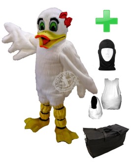 Kostüm Enten 12 + Haube + Kissen + Tasche (Professionell)