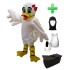 Kostüm Enten 12 + Haube + Kissen + Tasche (Professionell)