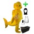 Kostüm Segelflossendoktor Fisch + Haube + Kissen + Tasche (Professionell)