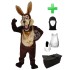 Kostüm Kojote 1 + Haube + Kissen + Tasche (Werbefigur)