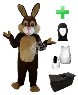 Kostüm Hasen 13 + Haube + Kissen + Tasche (Professionell)