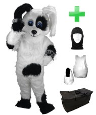 Kostüm Hund 1 + Haube + Kissen + Tasche (Werbefigur)