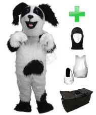 Kostüm Hund 2 + Haube + Kissen + Tasche (Werbefigur)