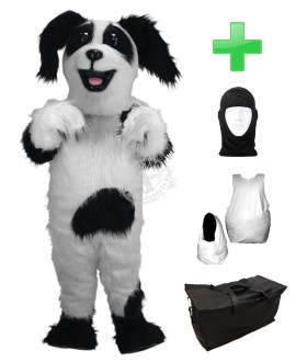Kostüm Hund 2 + Haube + Kissen + Tasche (Werbefigur)