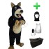 Kostüm Hund 8 + Haube + Kissen + Tasche (Werbefigur)