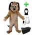 Kostüm Hund 11 + Haube + Kissen + Tasche (Werbefigur)