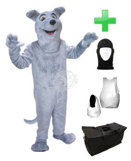 Kostüm Hund 14 + Haube + Kissen + Tasche (Werbefigur)
