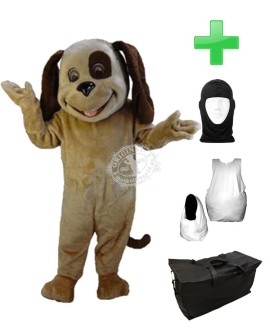 Kostüm Hund 19 + Haube + Kissen + Tasche (Professionell)