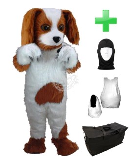 Kostüm Hund 20 + Haube + Kissen + Tasche (Professionell)