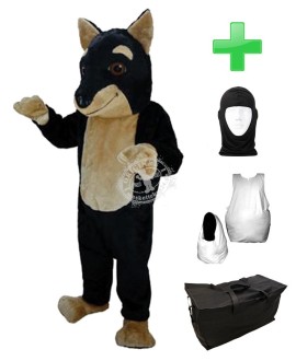 Kostüm Hund 21 + Haube + Kissen + Tasche (Professionell)