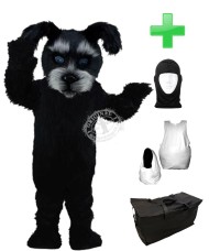 Kostüm Hund Terrier 4 + Haube + Kissen + Tasche (Professionell)