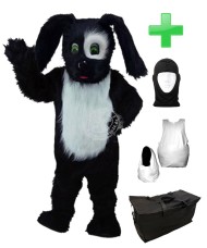 Kostüm Hund Terrier 5 + Haube + Kissen + Tasche (Professionell)