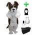 Kostüm Hund Bernhardiner 1 + Haube + Kissen + Tasche (Werbefigur)