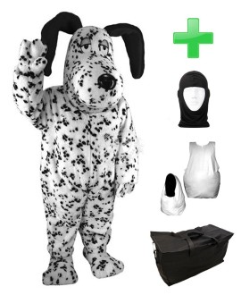 Kostüm Hund Dalmatiner 1 + Haube + Kissen + Tasche (Werbefigur)