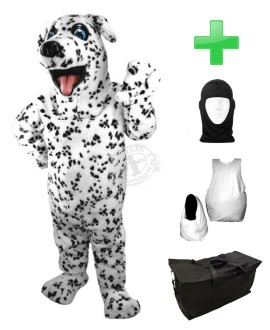 Kostüm Hund Dalmatiner 2 + Haube + Kissen + Tasche (Werbefigur)