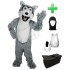 Kostüm Hund Husky 1 + Haube + Kissen + Tasche (Werbefigur)