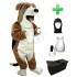 Kostüm Hund Beagle 1 + Haube + Kissen + Tasche (Werbefigur)