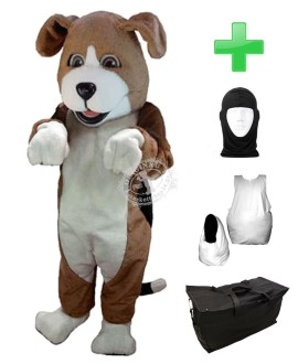 Kostüm Hund Beagle 3 + Haube + Kissen + Tasche (Professionell)