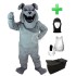 Kostüm Hund Bulldogge 3 + Haube + Kissen + Tasche (Werbefigur)
