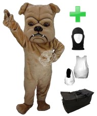 Kostüm Hund Bulldogge 11 + Haube + Kissen + Tasche (Professionell)