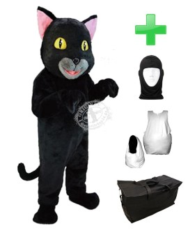 Kostüm Katze 3 + Haube + Kissen + Tasche (Professionell)