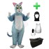 Kostüm Katze 7 + Haube + Kissen + Tasche (Werbefigur)