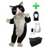 Kostüm Katze 8 + Haube + Kissen + Tasche (Werbefigur)