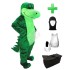 Kostüm Krokodil 4 + Haube + Kissen + Tasche (Professionell)