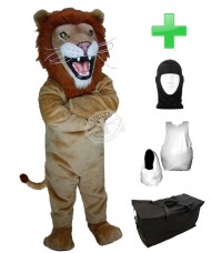 Kostüm Löwe 1 + Haube + Kissen + Tasche (Werbefigur)