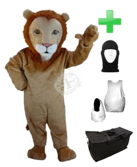 Kostüm Löwe 10 + Haube + Kissen + Tasche (Professionell)
