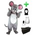 Kostüm Maus 3 + Haube + Kissen + Tasche (Werbefigur)