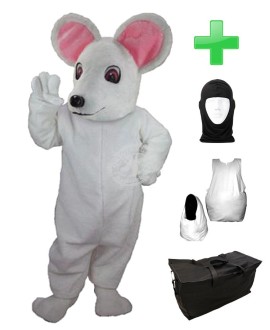 Kostüm Maus 9 + Haube + Kissen + Tasche (Professionell)
