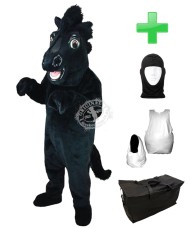 Kostüm Pferd 4 + Haube + Kissen + Tasche (Werbefigur)