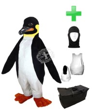 Kostüm Pinguin 1 + Haube + Kissen + Tasche (Werbefigur)