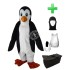 Kostüm Pinguin 2 + Haube + Kissen + Tasche (Werbefigur)