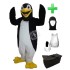 Kostüm Pinguin 4 + Haube + Kissen + Tasche (Werbefigur)