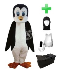 Kostüm Pinguin 6 + Haube + Kissen + Tasche (Professionell)