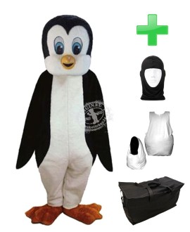 Kostüm Pinguin 6 + Haube + Kissen + Tasche (Professionell)