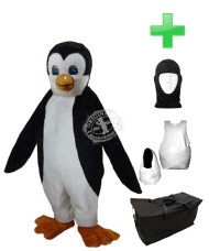 Kostüm Pinguin 7 + Haube + Kissen + Tasche (Professionell)