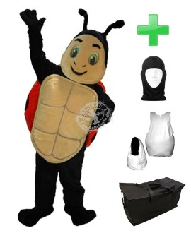Kostüm Maikäfer 1 + Haube + Kissen + Tasche (Professionell)
