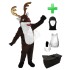 Kostüm Rentier Maskottchen 3 (Werbefigur)