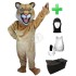 Kostüm Wildkatze / Puma 1 + Haube + Kissen + Tasche (Werbefigur)