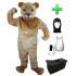 Kostüm Wildkatzen / Puma 3 + Haube + Kissen + Tasche (Professionell)