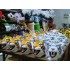 Kostüm Wildkatze / Tiger 1 + Haube + Kissen + Tasche (Werbefigur)